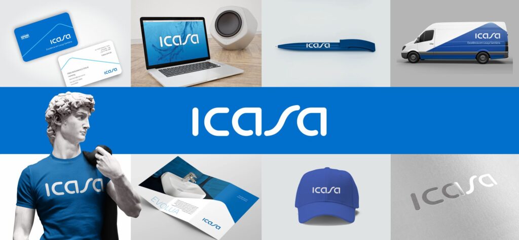 Rebranding para a marca ICASA Louça Sanitária